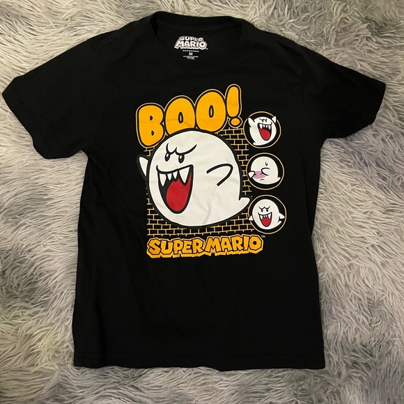 Super Mario “Boo” ghost shirt.  Kids size Medium. - Picture 1 of 4